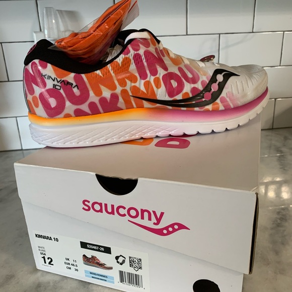 saucony kinvara 10 dunkin donuts